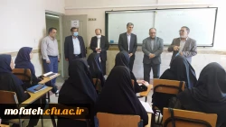  از روند مصاحبه داوطلبان ورود به دانشگاه فرهنگیان و نیز کلاس های مهارت آموزان بازدید کردند. 10