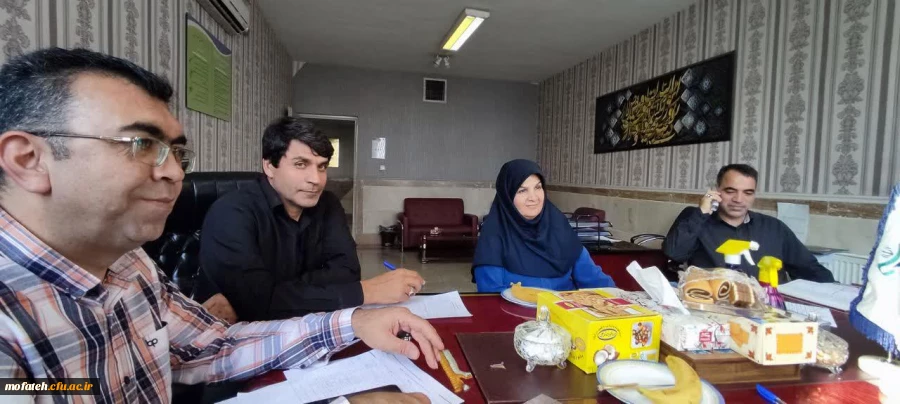 اولین جلسه شورای آموزش پردیس شهید مفتح شهرری در سال تحصیلی جدید با حضور سرپرست و مدیران گروه های آموزشی