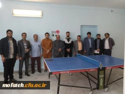 برگزاری فینال و اختتامیه مسابقات تنیس روی میز (جام ۱۳ آبان) 