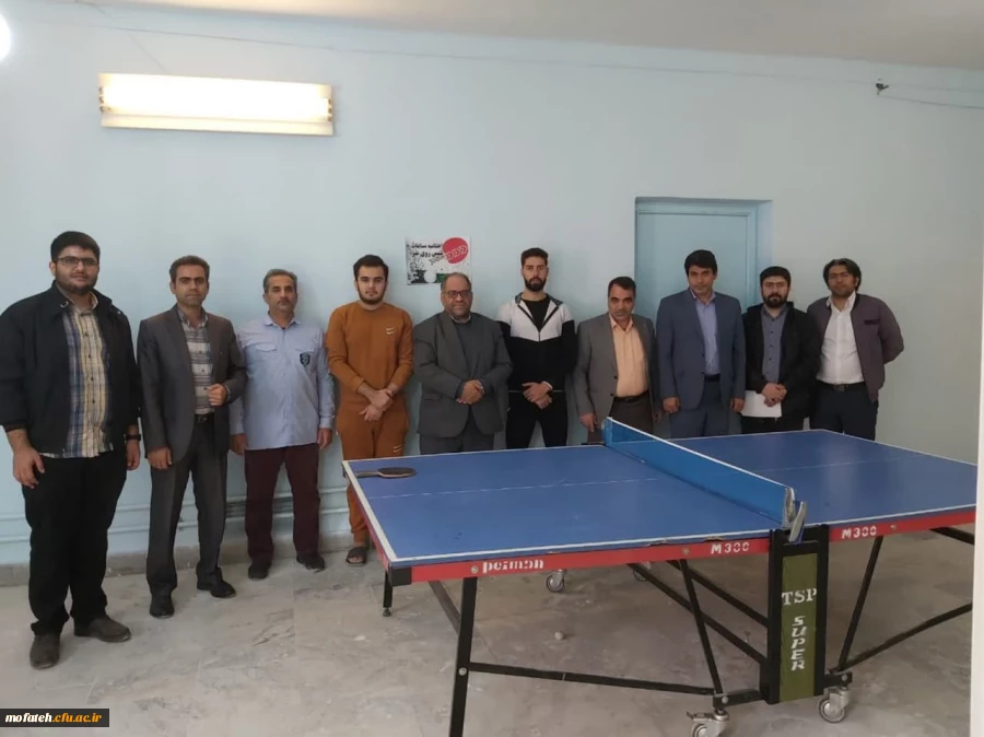 برگزاری فینال و اختتامیه مسابقات تنیس روی میز (جام ۱۳ آبان) 