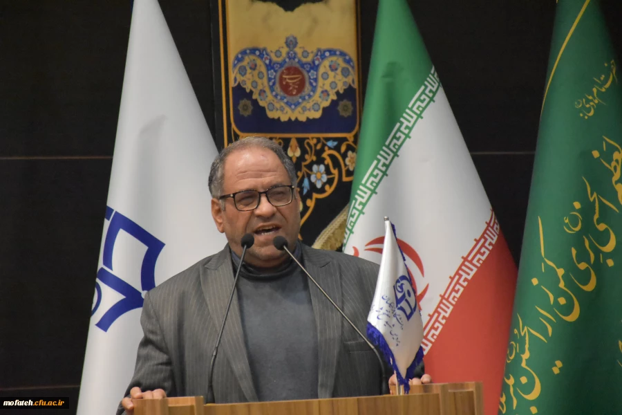 رئیس دانشگاه فرهنگیان در پردیس شهید مفتح شهرری به مناسبت روز دانشجو