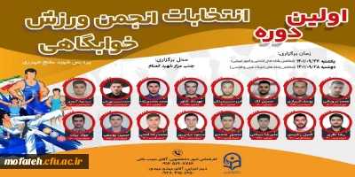 برای اولین بار در تاریخ پردیس شهید مفتح شهر ری

برگزاری انتخابات انجمن ورزش خوابگاهی