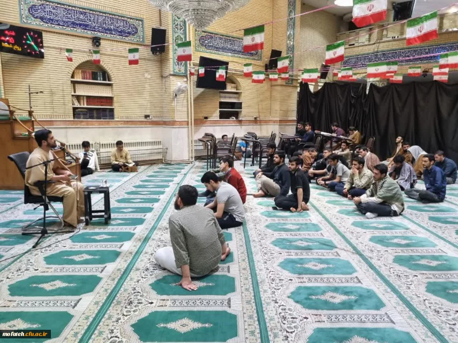 حضور دانشجومعلمان پردیس شهید مفتح شهرری در اعتکاف 