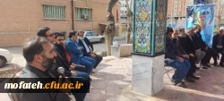غبارروبی مزار مطهر شهید گمنام پردیس شهید مفتح به مناسبت ایام الله دهه فجر 
 3