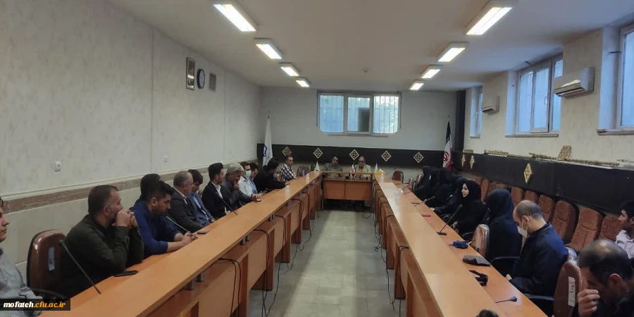 دیدار نوروزی سرپرست پردیس شهید مفتح شهرری با معاونان، کارشناس مسئولان، کارکنان و برخی دانشجومعلمان پردیس 3