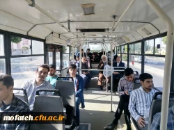 حرکت دانشجو معلمان پردیس شهید مفتح به محل دیدار با ریاست جمهوری 9