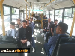 حرکت دانشجو معلمان پردیس شهید مفتح به محل دیدار با ریاست جمهوری 10