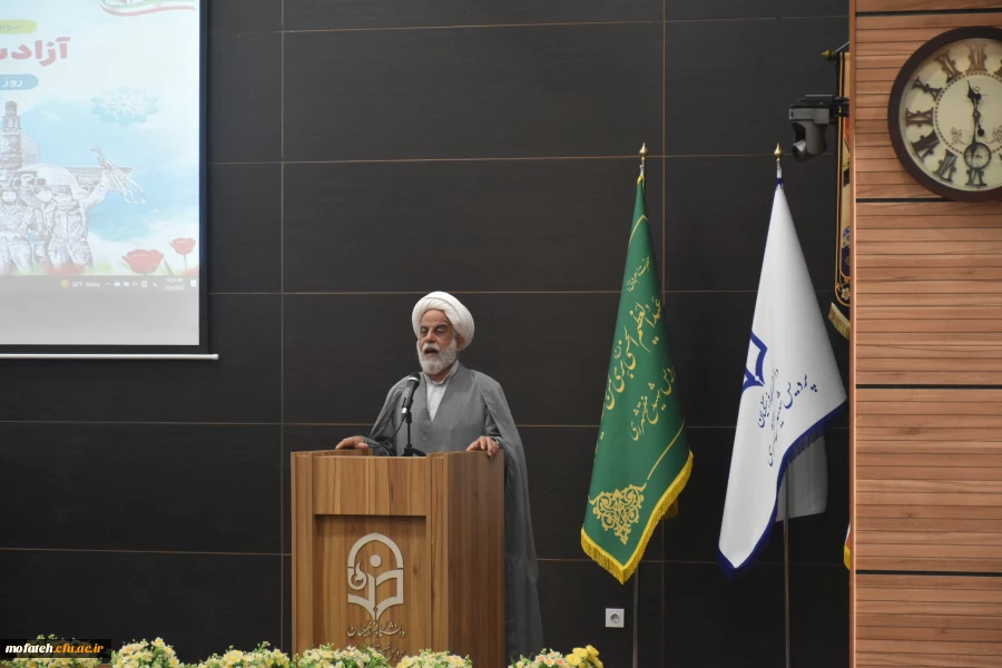 برگزاری مراسم گرامیداشت آزاد سازی خرمشهر با حضور جناب آقای دکتر رشادی؛ مشاورمحترم وزیر علوم،تحقیقات و فناوری در امور ایثارگران  7