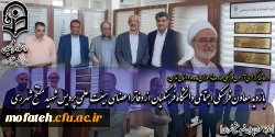 بازدید معاون فرهنگی اجتماعی دانشگاه فرهنگیان از دفاتر اعضای هیئت علمی پردیس شهید مفتح شهر ری 