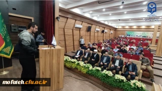 حضور دکتر اولی؛ سرپرست مدیریت امور پردیس های استان تهران، دکتر خدا قلی  زاده؛ معاون آموزشی، فرهنگی و پژوهشی و دکتر رحیمی؛ رئیس حراست دانشگاه فرهنگیان استان تهران در جلسه هم اندیشی با دانشجو معلمان و فعالان فرهنگی در پردیس شهید مفتح شهر ری