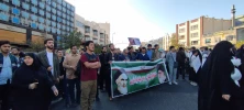 نمایی دیگر از دانشجومعلمان شرکت کننده در مراسم حامیان کودکان شهید در غزه 12
