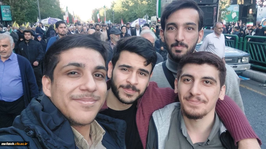 نمایی دیگر از دانشجومعلمان شرکت کننده در مراسم حامیان کودکان شهید در غزه 24