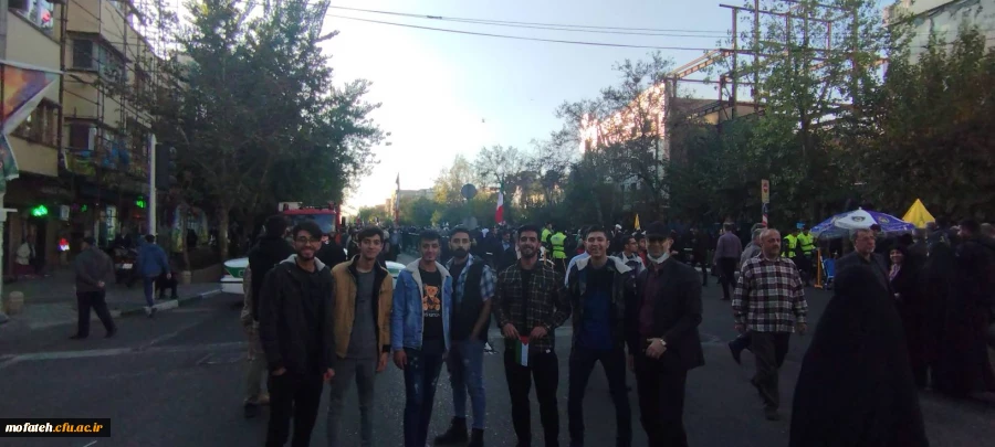 نمایی دیگر از دانشجومعلمان شرکت کننده در مراسم حامیان کودکان شهید در غزه 25