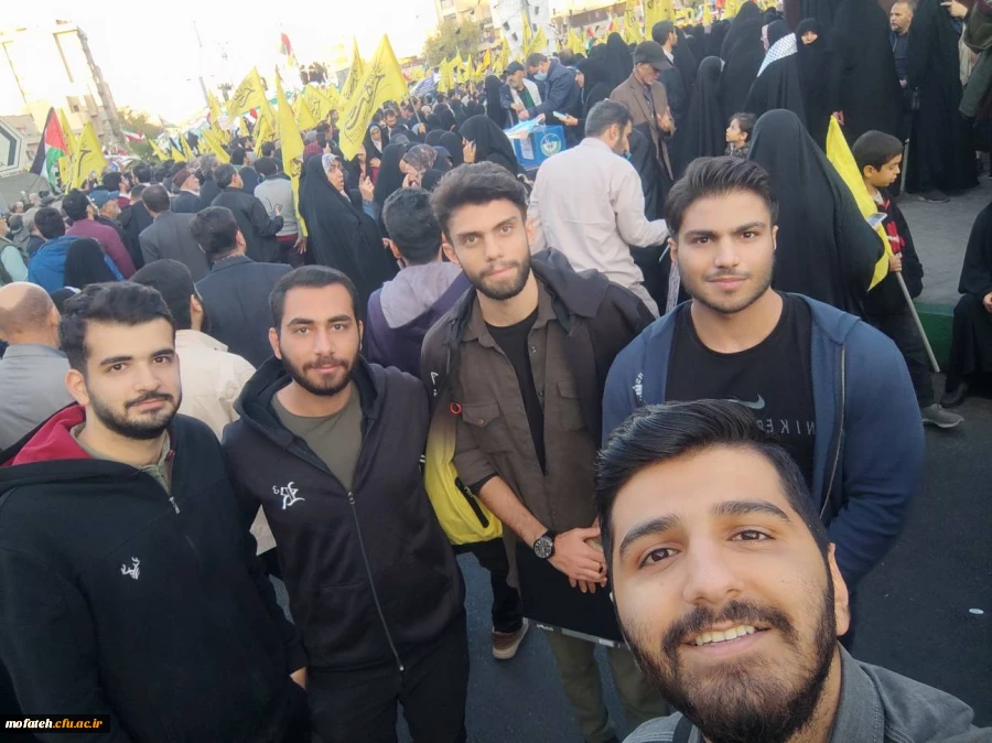 نمایی دیگر از دانشجومعلمان شرکت کننده در مراسم حامیان کودکان شهید در غزه 26