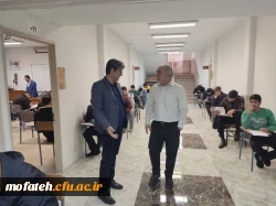 بازدید تیم ارزیاب آموزشی از روند برگزاری آزمون های دانشجومعلمان پردیس شهید مفتح شهرری 2