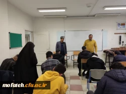 بازدید تیم ارزیاب آموزشی از روند برگزاری آزمون های دانشجومعلمان پردیس شهید مفتح شهرری 8