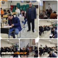 بازدید برادر ارجمند جناب آقای دکتر پاک سرشت، سرپرست پردیس شهید مفتح از روند برگزاری آزمون های دانشجومعلمان این پردیس