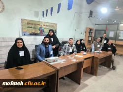 مهدی میرزائی دانشجو رشته عربی پردیس مفتح ری  ریاست شعبه اخذ رأی مسجد امام جواد پاکدشت