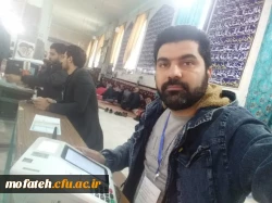 حضور مهندس خدامی؛ کارشناس فناوری و مسؤول روابط عمومی پردیس شهید مفتح شهرری به عنوان یکی از عوامل اجرایی صندوق رأی در یکی از شعب اخذ رأی در جنوب غرب استان تهران