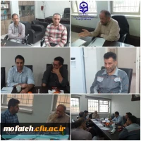 جلسه شورای تخصصی تغذیه پردیس شهید مفتح شهر ری