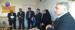 حضور آقایان دکتر ابراهیمی، رئیس مرکز نظارت، ارزیابی و کیفیت دانشگاه فرهنگیان و دکتر اولی، سرپرست مدیریت امور پردیس های استان تهران در دوره آموزشی ارزیابان حرفه ای شایستگی های ورود به دانشگاه فرهنگیان (آزمون سراسری۱۴۰۳) و بازدید آنان از کلاس های مهارت آموز