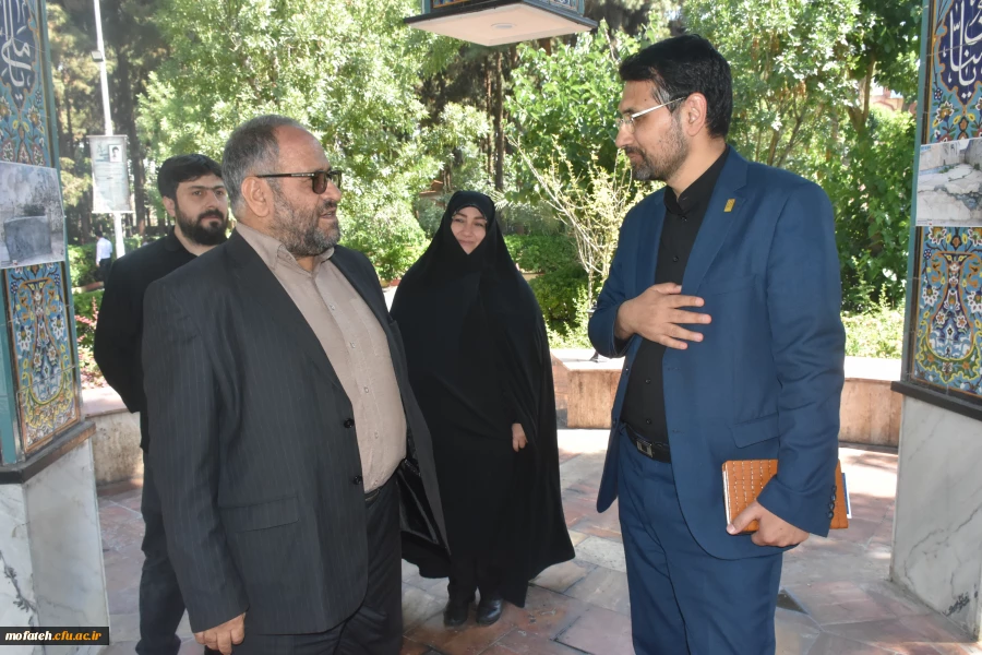 حضور آقای دکتر ابراهیمی؛ سرپرست معاونت فرهنگی و تربیتی و خانم دکتر موسوی؛ مدیر کل فرهنگی دانشگاه فرهنگیان در پردیس شهید مفتح و بازدید از بخش های مختلف این پردیس 6