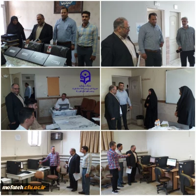 گزارش تصویری؛

بازدید سرپرست پردیس شهید مفتح شهرری از روند فرایند ارزیابی شایستگی های داوطلبان ورود به دانشگاه فرهنگیان استان تهران در اولین روز این فرایند 