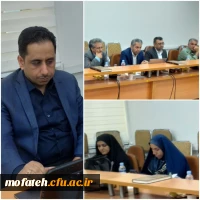 جلسه دفاع از پایان نامه آقای عبدالحسین نیسی دانشجوی کارشناسی ارشد پردیس شهید مفتح با عنوان 