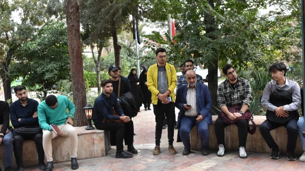 برگزاری تجمع و راهپیمایی در محکومیت ترور شهید سید حسن نصرالله و شهدای جبهه مقاومت در پردیس شهید مفتح شهر ری 8