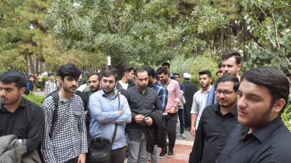 برگزاری تجمع و راهپیمایی در محکومیت ترور شهید سید حسن نصرالله و شهدای جبهه مقاومت در پردیس شهید مفتح شهر ری 9