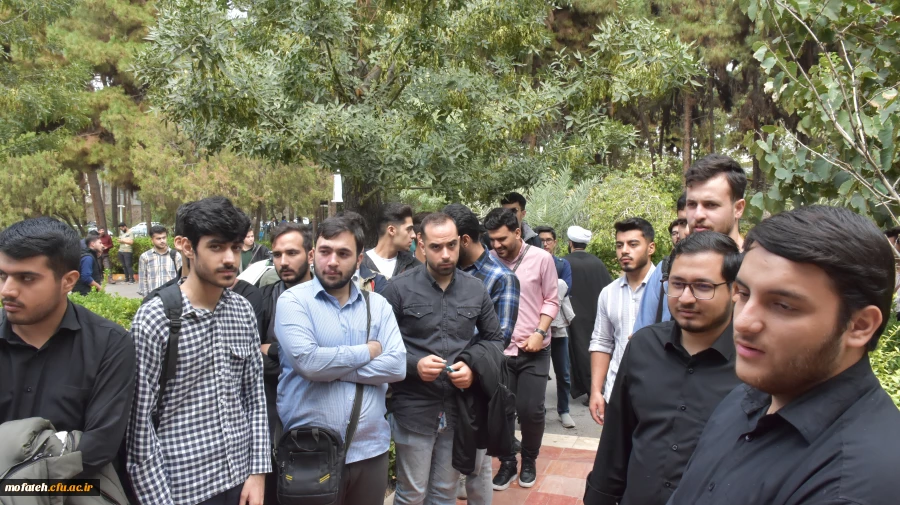 برگزاری تجمع و راهپیمایی در محکومیت ترور شهید سید حسن نصرالله و شهدای جبهه مقاومت در پردیس شهید مفتح شهر ری 9