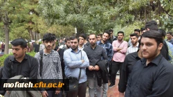 برگزاری تجمع و راهپیمایی در محکومیت ترور شهید سید حسن نصرالله و شهدای جبهه مقاومت در پردیس شهید مفتح شهر ری 10