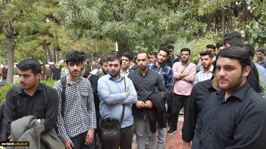 برگزاری تجمع و راهپیمایی در محکومیت ترور شهید سید حسن نصرالله و شهدای جبهه مقاومت در پردیس شهید مفتح شهر ری 10