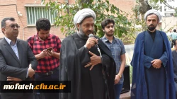 برگزاری تجمع و راهپیمایی در محکومیت ترور شهید سید حسن نصرالله و شهدای جبهه مقاومت در پردیس شهید مفتح شهر ری 11