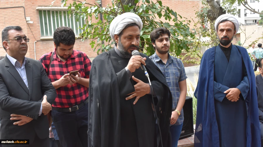 برگزاری تجمع و راهپیمایی در محکومیت ترور شهید سید حسن نصرالله و شهدای جبهه مقاومت در پردیس شهید مفتح شهر ری 11