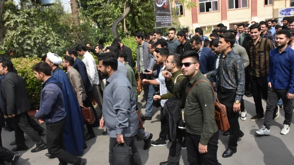 برگزاری تجمع و راهپیمایی در محکومیت ترور شهید سید حسن نصرالله و شهدای جبهه مقاومت در پردیس شهید مفتح شهر ری 13