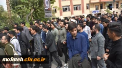 برگزاری تجمع و راهپیمایی در محکومیت ترور شهید سید حسن نصرالله و شهدای جبهه مقاومت در پردیس شهید مفتح شهر ری 14