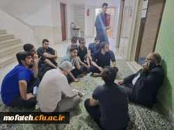 بازدید سرزده دکتر پاک سرشت؛ سرپرست پردیس شهید مفتح از سراهای دانشجویی و گفت و گو با دانشجو معلمان 2