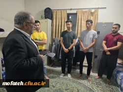 بازدید سرزده دکتر پاک سرشت؛ سرپرست پردیس شهید مفتح از سراهای دانشجویی و گفت و گو با دانشجو معلمان 6