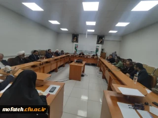برگزاری اولین جلسه شورای استادان پردیس شهید مفتح شهرری در سال تحصیلی جدید