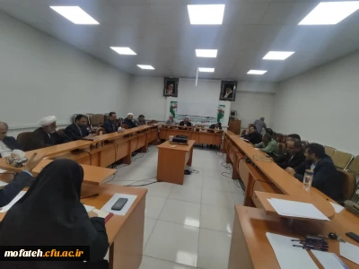 برگزاری اولین جلسه شورای استادان پردیس شهید مفتح شهرری در سال تحصیلی جدید