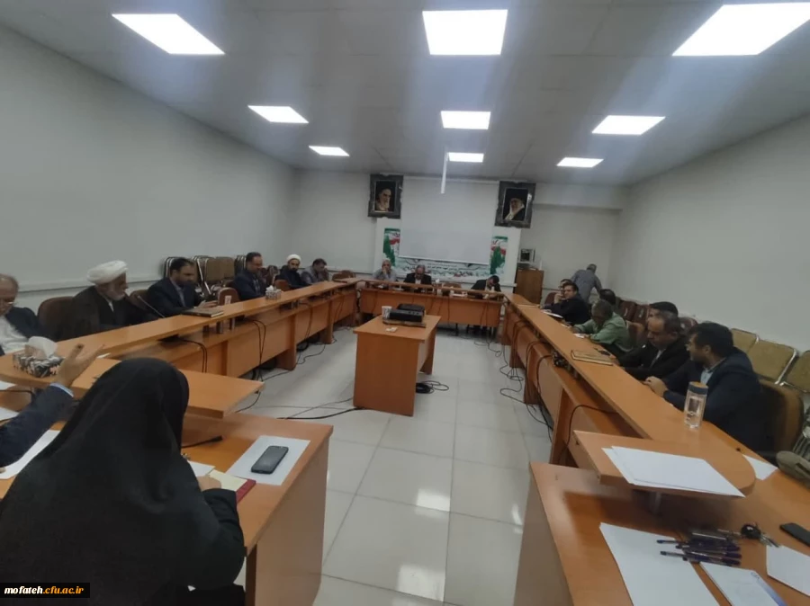 برگزاری اولین جلسه شورای استادان پردیس شهید مفتح شهرری در سال تحصیلی جدید 2