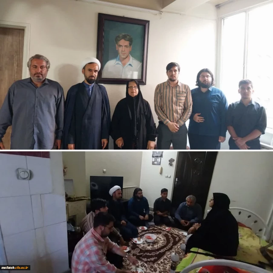ویژه دانشجومعلمان پردیس شهید مفتح شهر ری در سرکشی از خانواده های شهدا