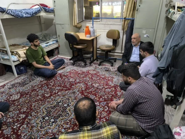نشست صمیمی معاونت توسعه منابع و امور دانشجویی پردیس شهید مفتح با دانشجویان ساکن خوابگاه 2