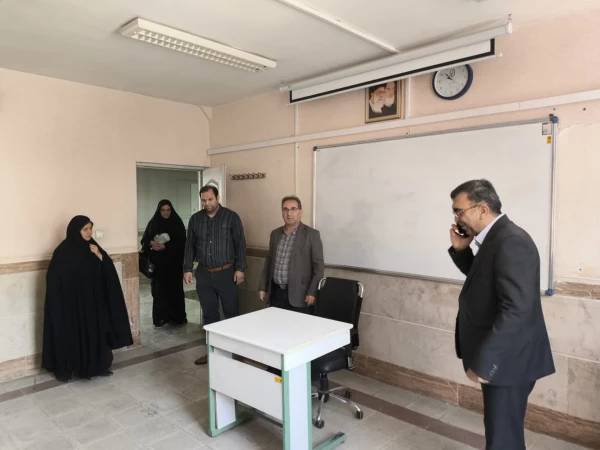 بازدید دکتر فتحی از روند آماده سازی کانون های ارزیابی تخصصی داوطلبان ورود به دانشگاه فرهنگیان ۱۴۰۴ 2