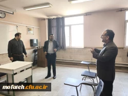 بازدید دکتر فتحی از روند آماده سازی کانون های ارزیابی تخصصی داوطلبان ورود به دانشگاه فرهنگیان ۱۴۰۴ 5