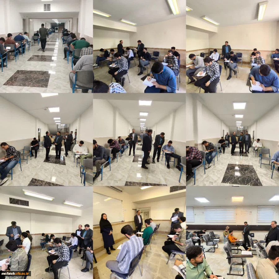 بازدید مسؤولان دانشگاه فرهنگیان استان تهران از روند برگزاری امتحانات پایان ترم در پردیس شهید مفتح شهرری