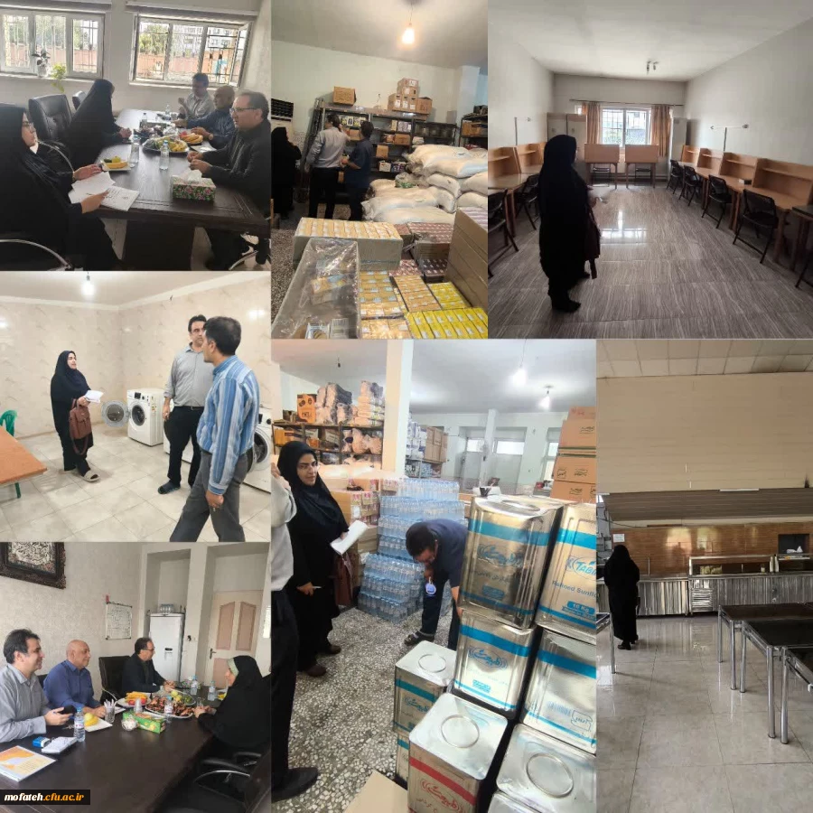 بازدید از بخش های مختلف پردیس شهید مفتح به مناسبت آغاز سال تحصیلی جدید