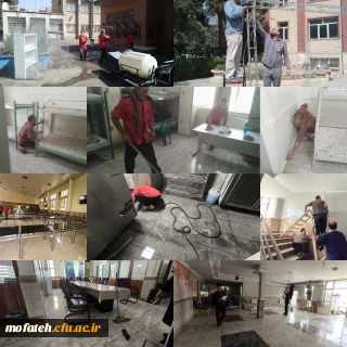 گزارش تصویری؛

فرایند آماده سازی فضاهای مختلف پردیس برای سال تحصیلی جدید