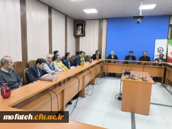 مراسم تکریم و معارفه سرپرست پردیس شهید مفتح شهرری 5